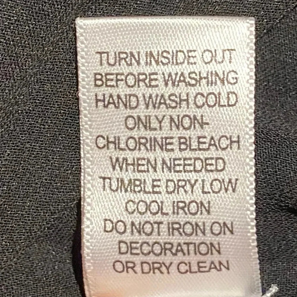 Banana Republic BR Monogram Black Beaded Sleeveless Top, size L - Picture 7 of 9